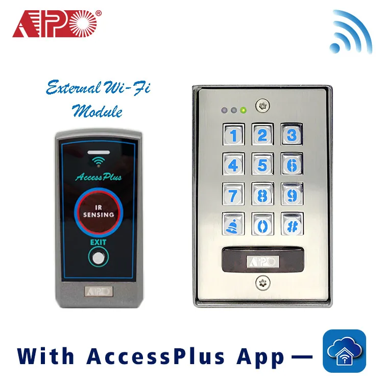 DK-2852 (P2) Tuya App Control Access Control Keypads 125khz EM4100 & EM4200 EM Card Home & Office Door Entry 2 NC/NO Relay IP-65