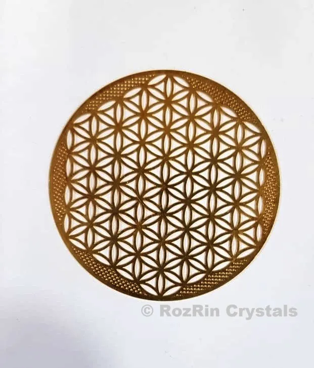 Wholesaler of Flower of life Brass Golden Coin | Flower of life Brass Golden Coin Supplier