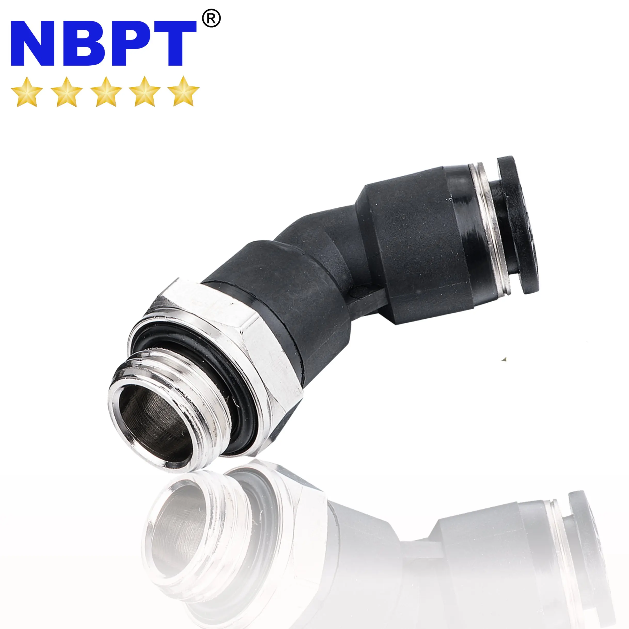  Пневматический Фиттинг с наружной резьбой PL Type NPT 5/32 3/16 1/4 5/16 3/8 1/2