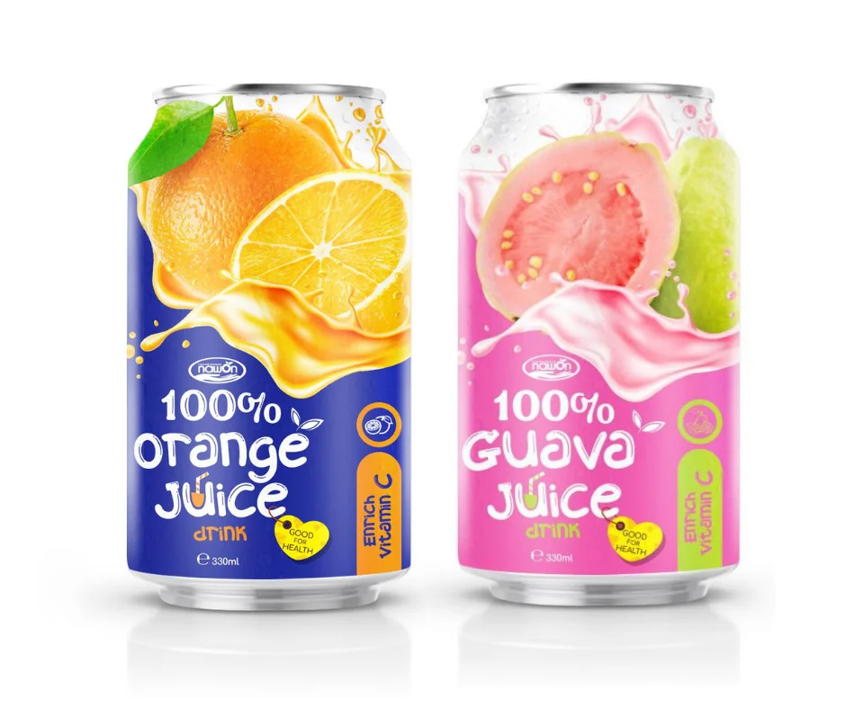 Оптовая продажа 100% свежий апельсиновый сок банка навон USDA Органическая 330 мл