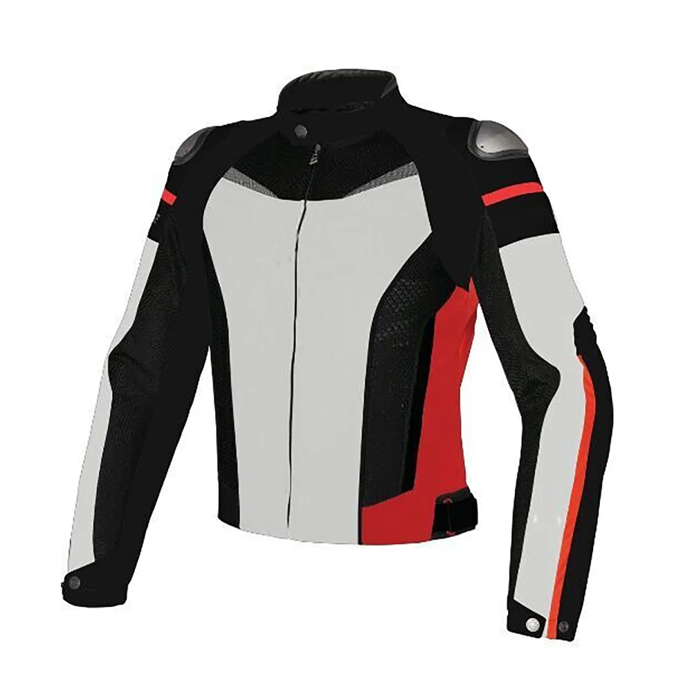 Hot Selling Dain Super Speed Text Textile Jacket Motocross Motorbike Street Moto Blue White Jackets With Protector