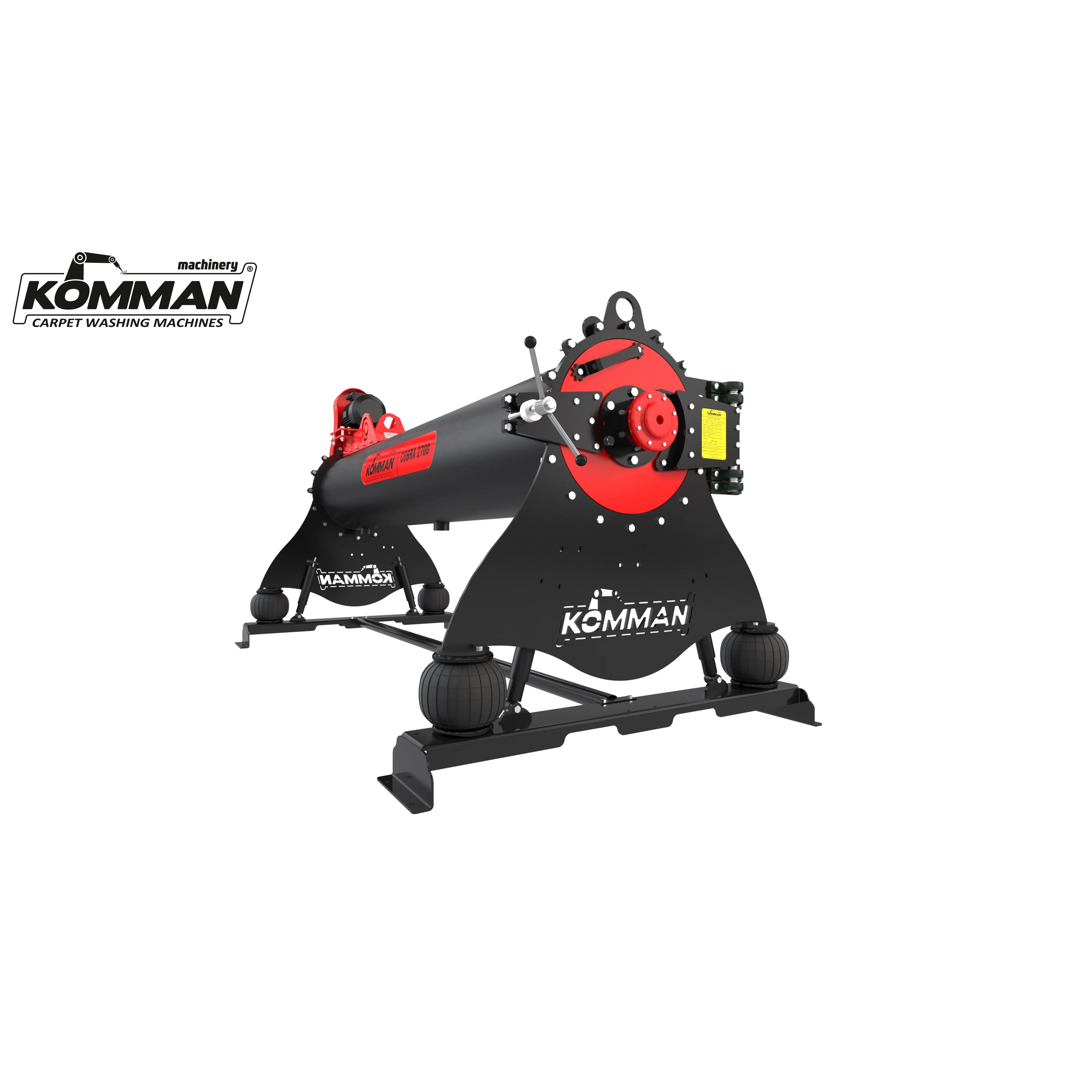 Automatic Industrial Carpet/Rug Wringing Machine- Commercial Rug 2.70 Inner Drum Caliber: 38mm Cobra-2700-38-s