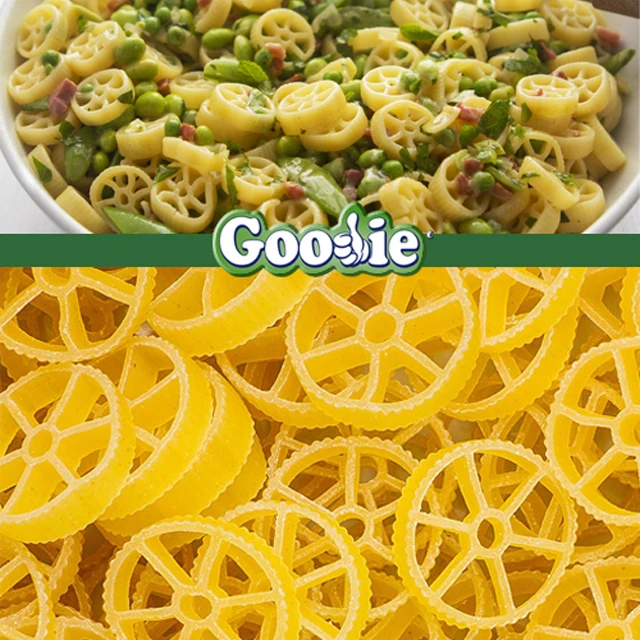 Rotelle (Wagon wheels) (Premium Quality Pasta Spaghetti from Factory)