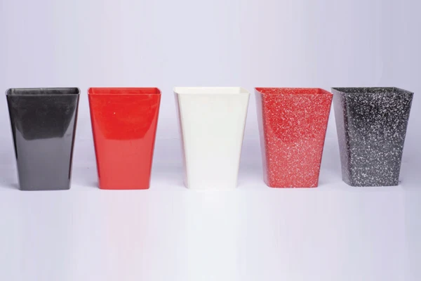  Пластиковые комнатные и уличные квадратные горшки цветочные высотой 9 5 дюйма