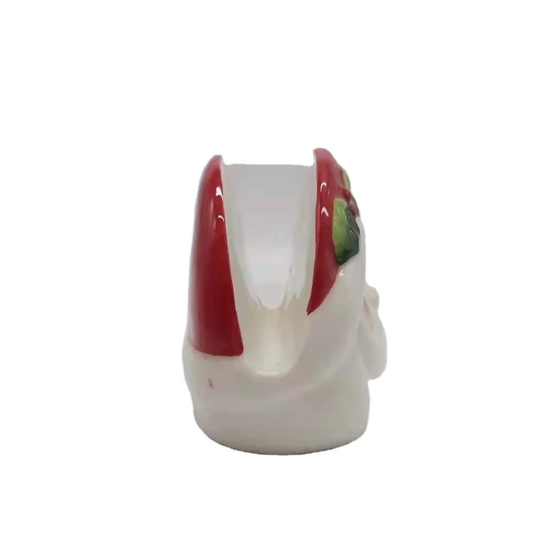 
decorative ceramic Christmas santa card holder 2022 