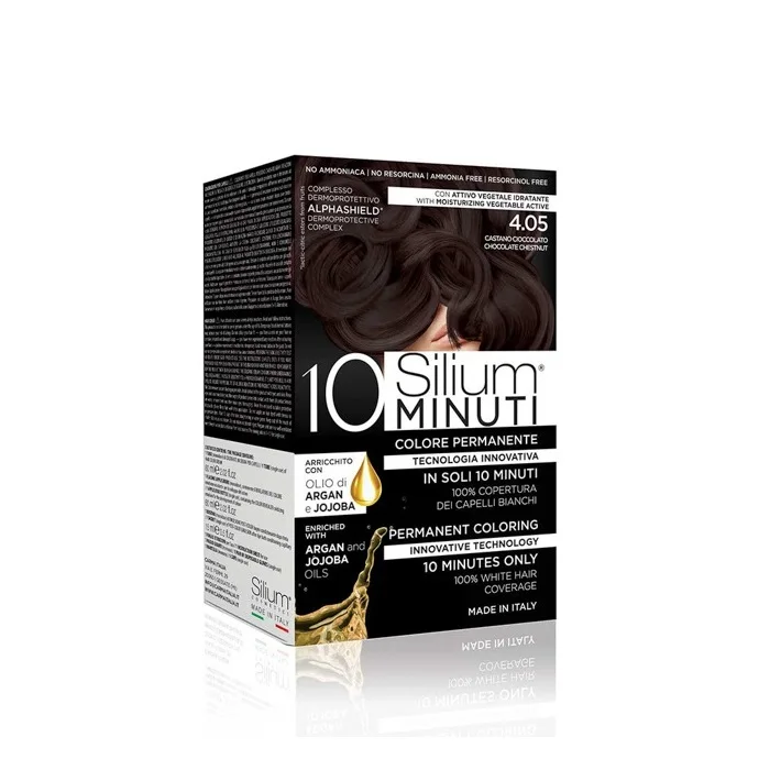 Made in Italy hight quality 10 minutes ammonia free natural chocolate permanent hair dye cream color kit