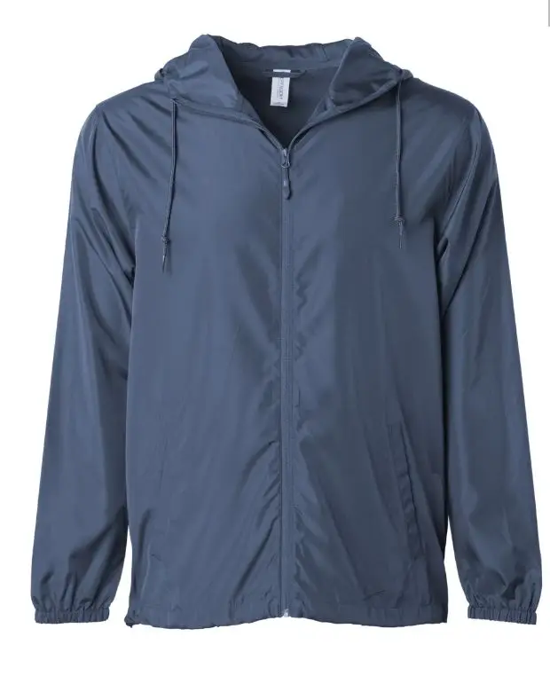 
Light and portable Windbreaker Jacket weather ready hooded windbreaker. 