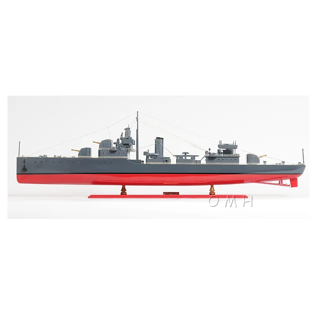 Модель корабля USS SIMS деревянная копия ручной работы с подставкой коллекционная декоративная Подарочная оптовая продажа