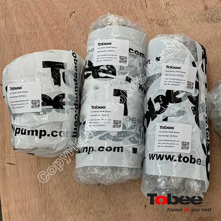 C075C21 SS316 Shaft Sleeve for 3x2C & 4x3C hopper mining slurry pumps