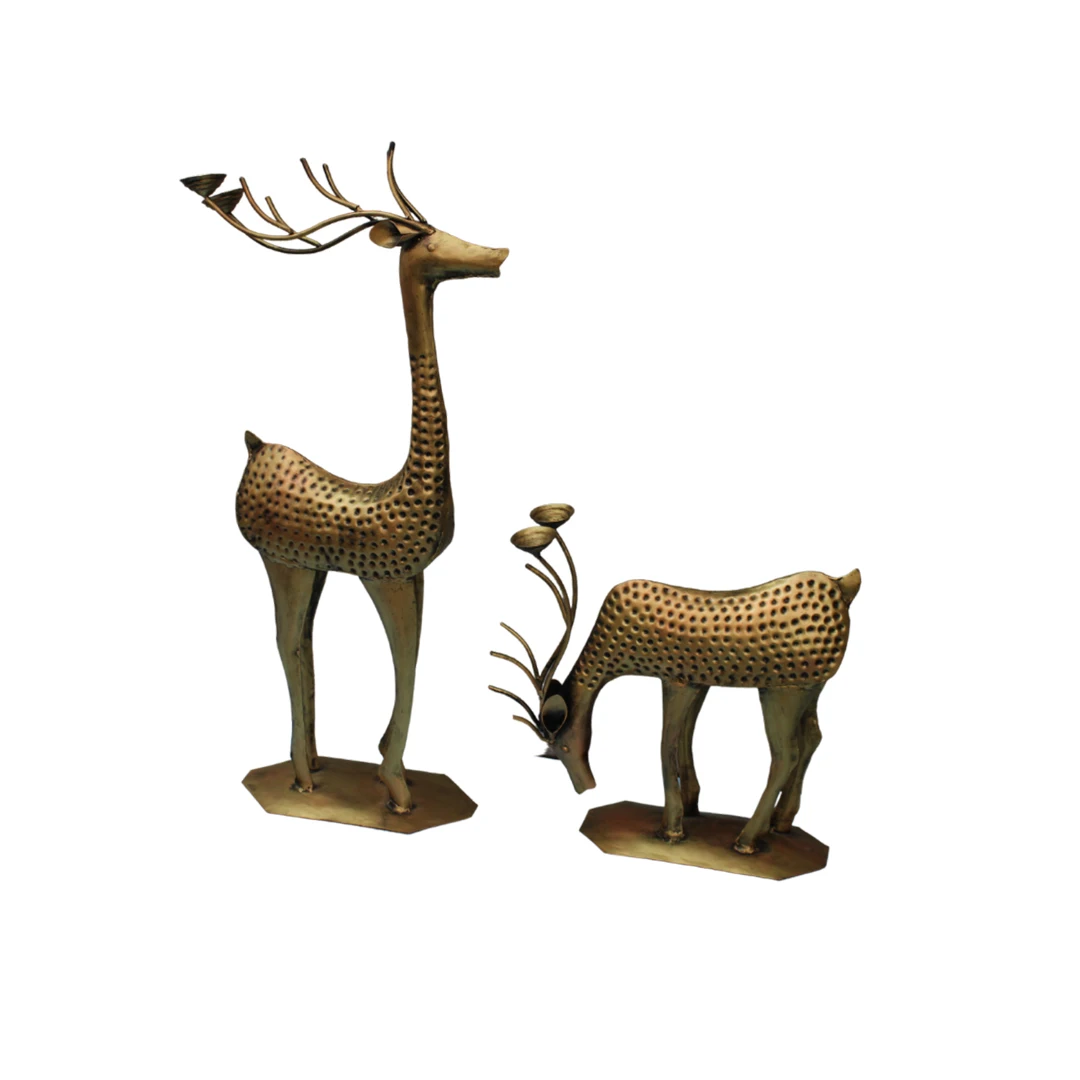 
DEER shape Newest Amazon Hot Selling Custom Decorative Metal eco friendly colors Luxury Party Office Home Table decoration 