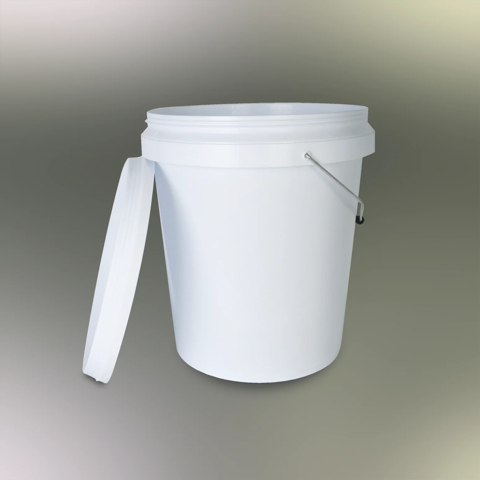 PP Plastic - Plastic Bucket empty Material Plastic Type Paint Bucket  17Lit  opened many times