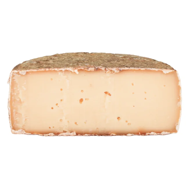 High quality traditional italian food  Toma Montfleury with skimmed raw milk cheese for restaurant