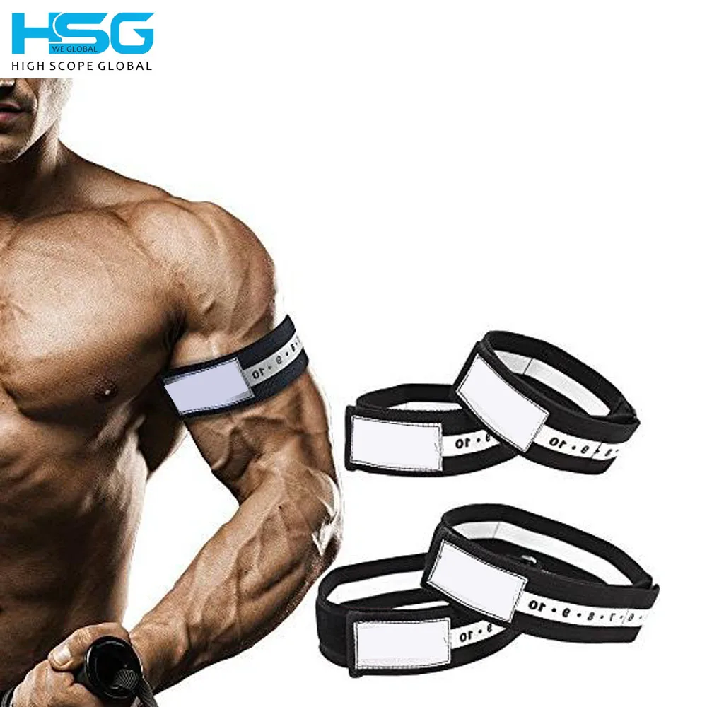 Custom Blood Flow Restriction BFR Bands Arm Legs Weight Lifting Occlusion Exercise Fitness Elastic Cuff