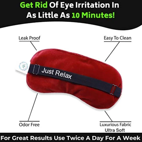 Trending Products 2022 New Arrivals Custom Medical Moist Heat Eye Compress Heat Wrap Dry Eye Mask For Eye Care