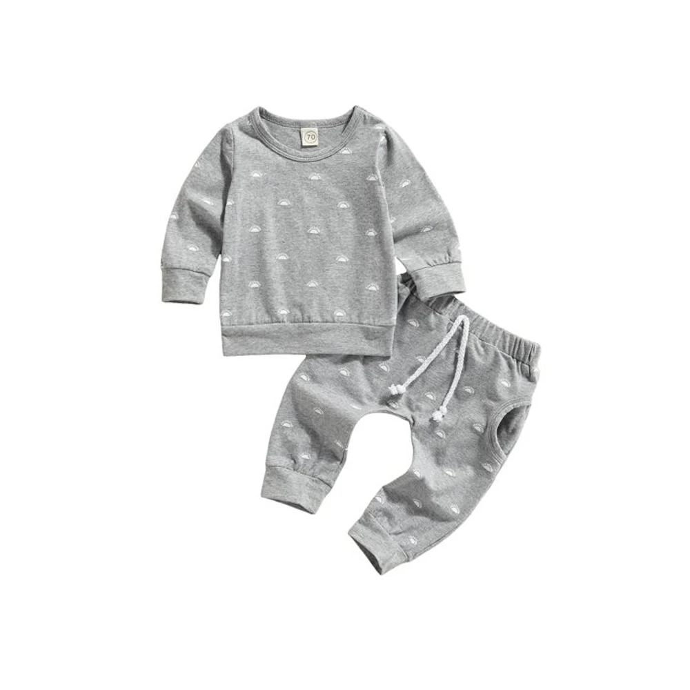 100% New Design Export Oriented Top Sale Unisex Baby Clothing Sets Baby Clothing 2pcs Sets From Bangladesh