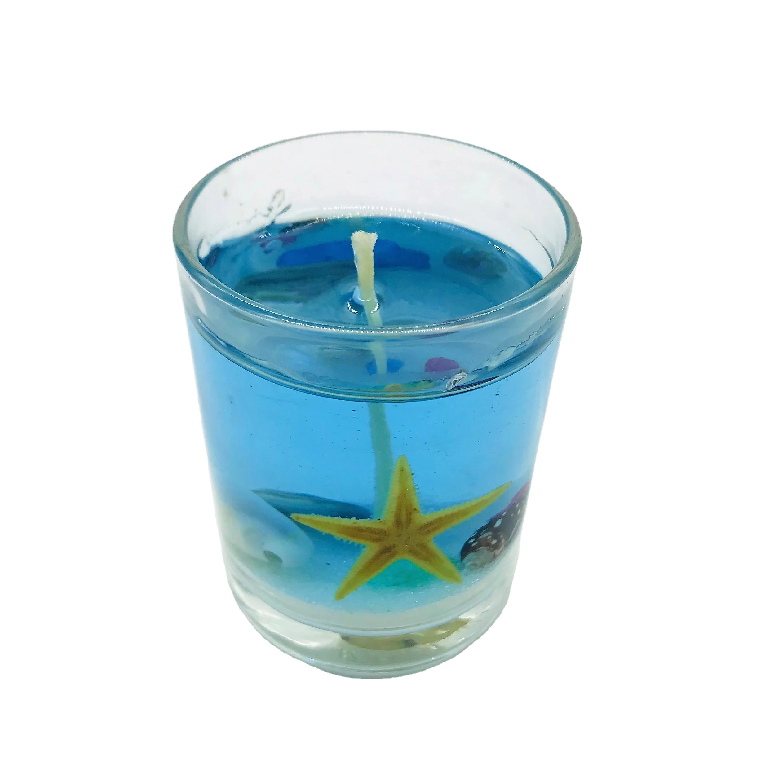 Glass Mini Accessories Oceans Gel Wax Jelly Candle