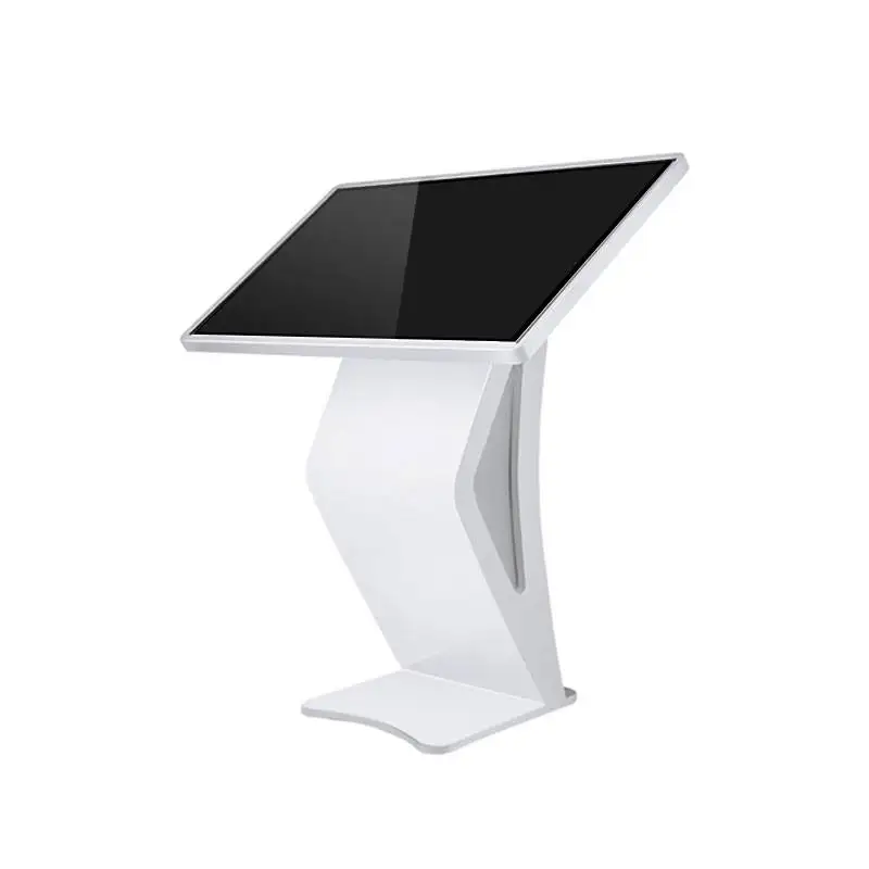Horizontal Digital Advertising Display Ad Player Kiosk 21.5 Inch Advertising Screen All in one PC for shopping mall