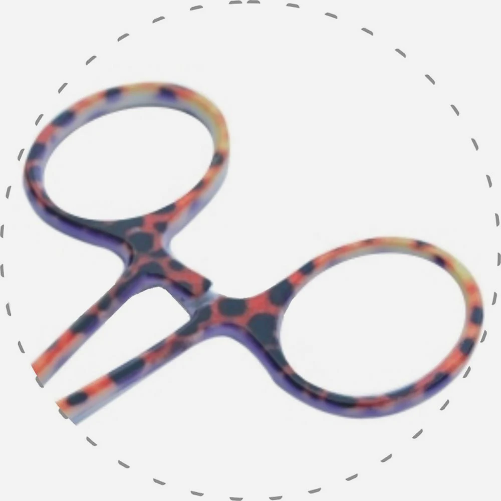 Зажимы для рукавиц двойные Пружинные ножницы рукавиц/зажимы с бумажным покрытием щипцы ловли нахлыстом инструменты вязания мушек 5