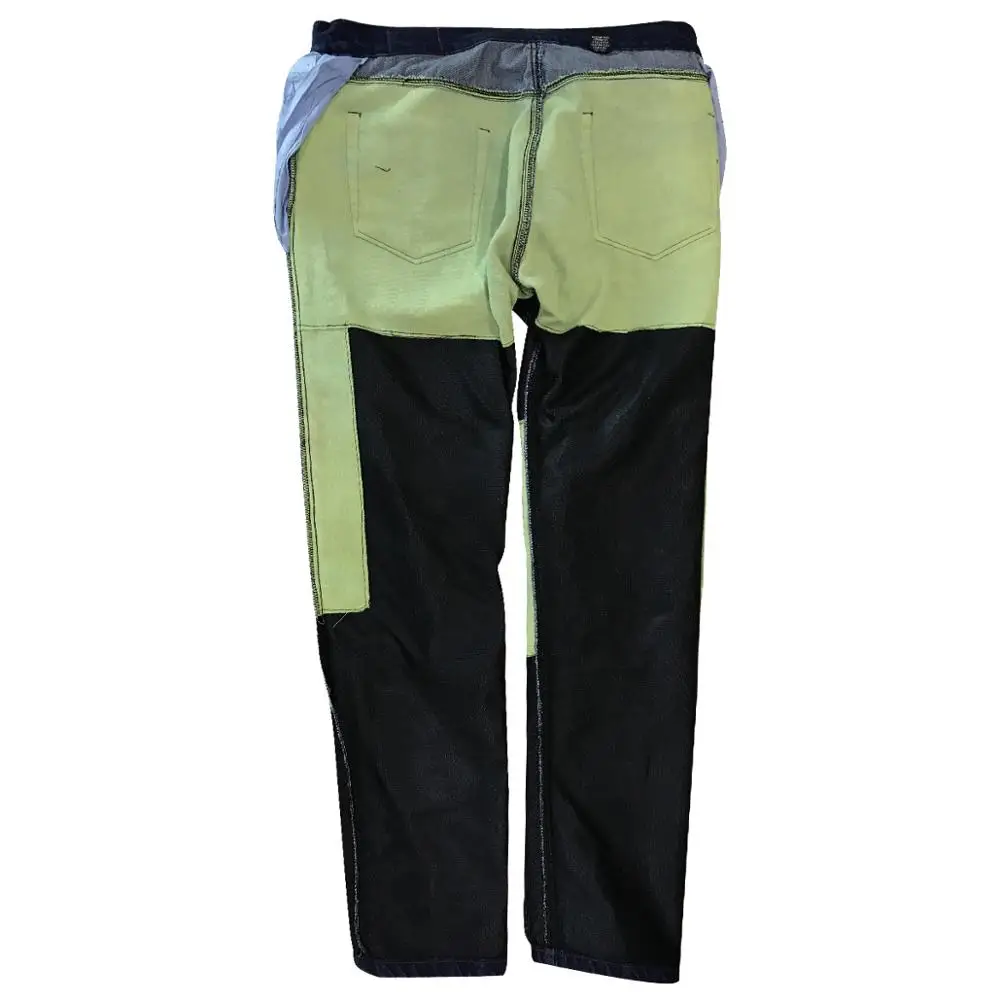 2-слойный многофункциональный для езды на мотоцикле джинсы с фирменными устойчивость к истиранию и порезов усиленный материал подкладки