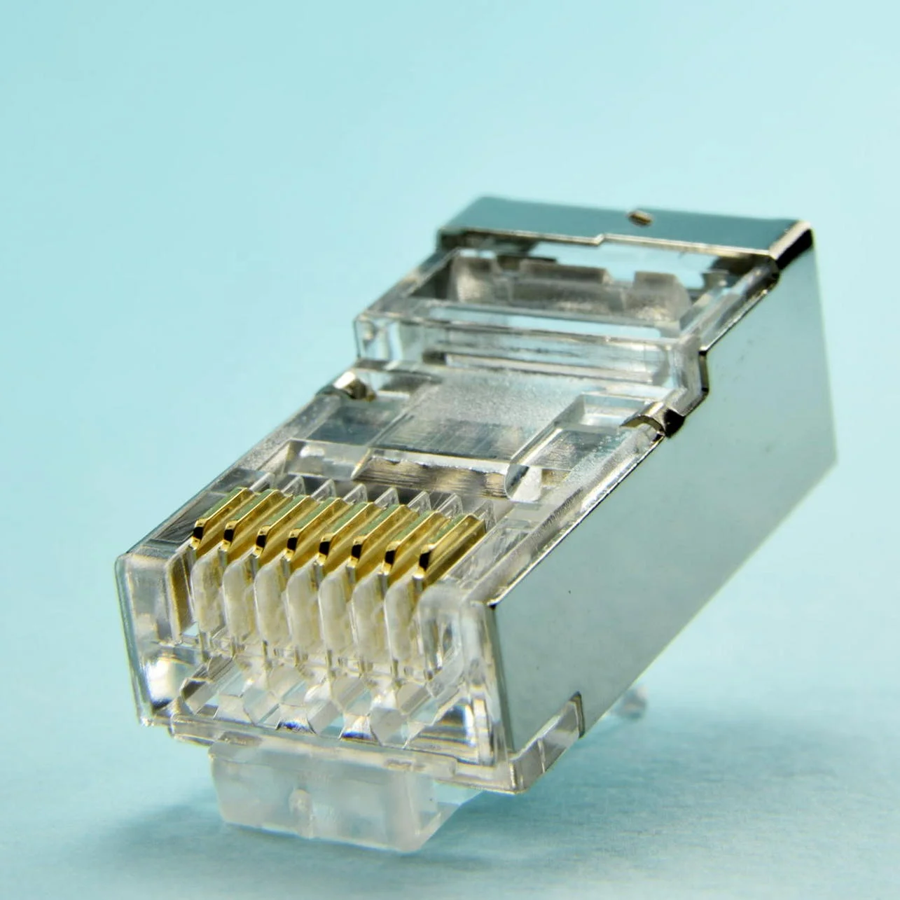 Простое подключение экранированного STP 1,1 мм Улучшенная медь CAT6A CAT6 RJ45 через сеть