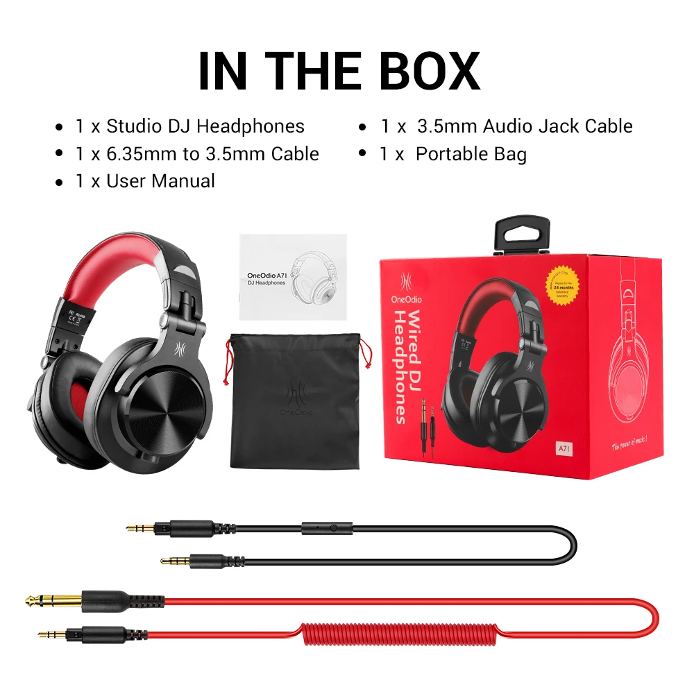 2022 Amazon Best Selling OneOdio Wired Headsets A71 Stereo Sound gaming earphones headsets With Jack Lock System