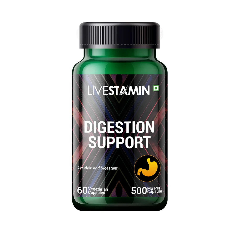 
Digestion Support Capsules with Herbal Extracts Digestive Health Supplement GMP ISO 