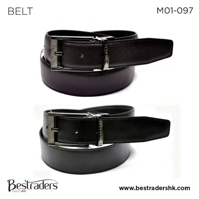 Most popular Genuine Leather Reversible Buckle Brown black mens belts