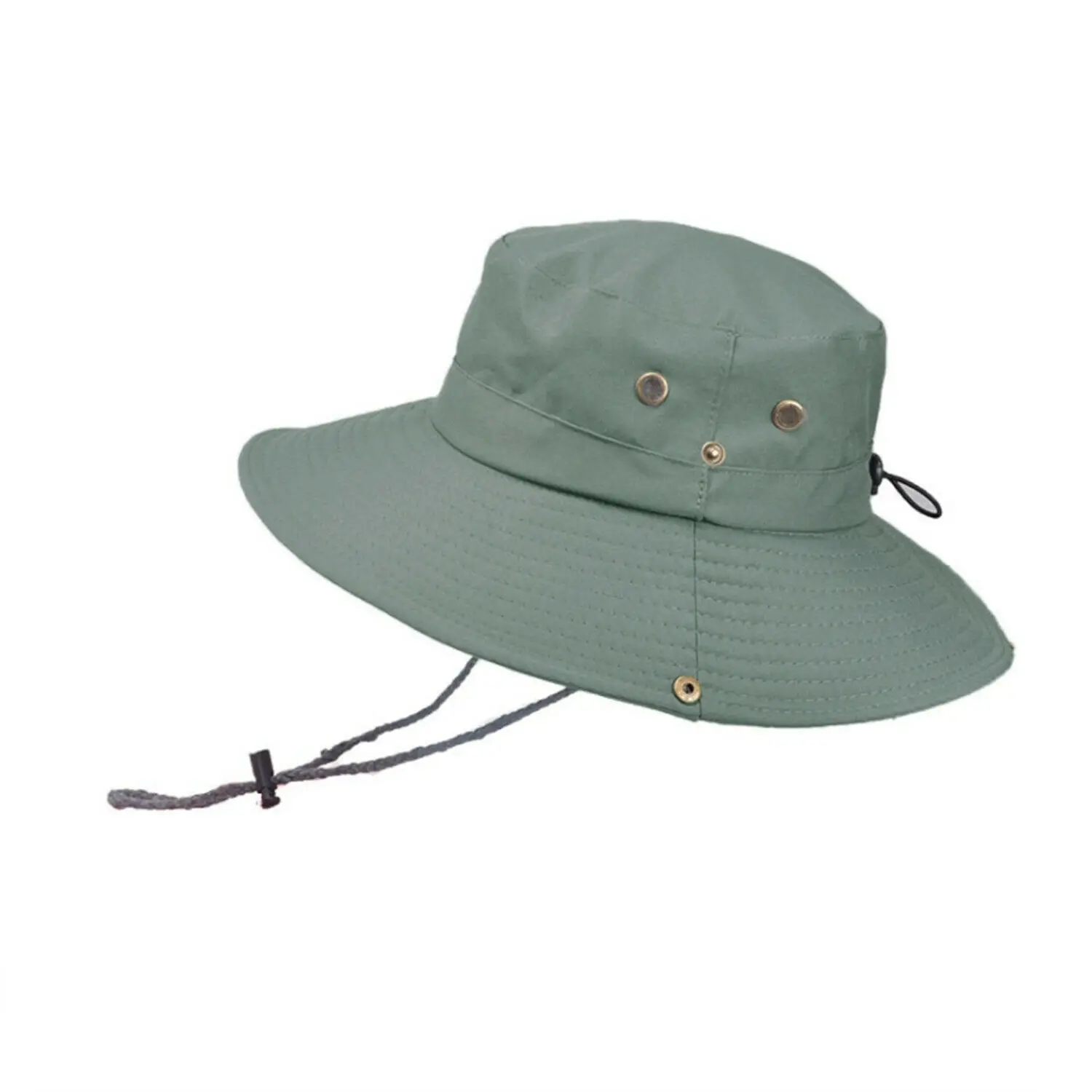 Custom Wide Brim Sun Hat Breathable Hunting Bucket Cap Summer UV Protection Fishing Men Women