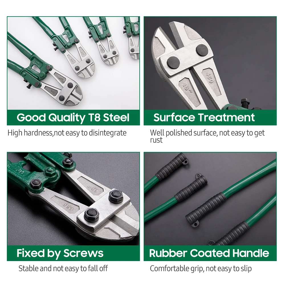 14-inch Bolt Clipper Heavy Duty Bolt Cutters Iron Wire Pliers Cutting Pliers Wire Cutter Metal Snips Wire Nippers
