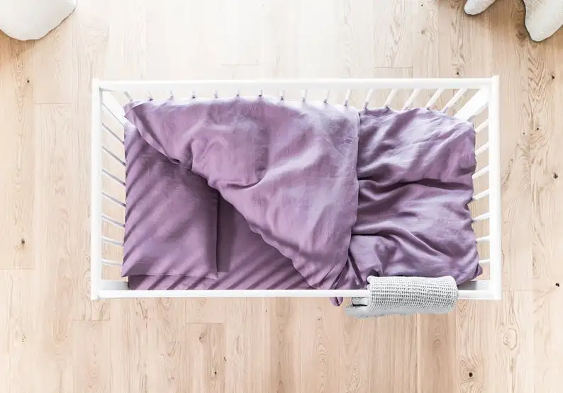 Vintage Handmade Stonewashed Linen Bedding Set for Kids Babies and Adults in 100% Soft & Breathable Linen