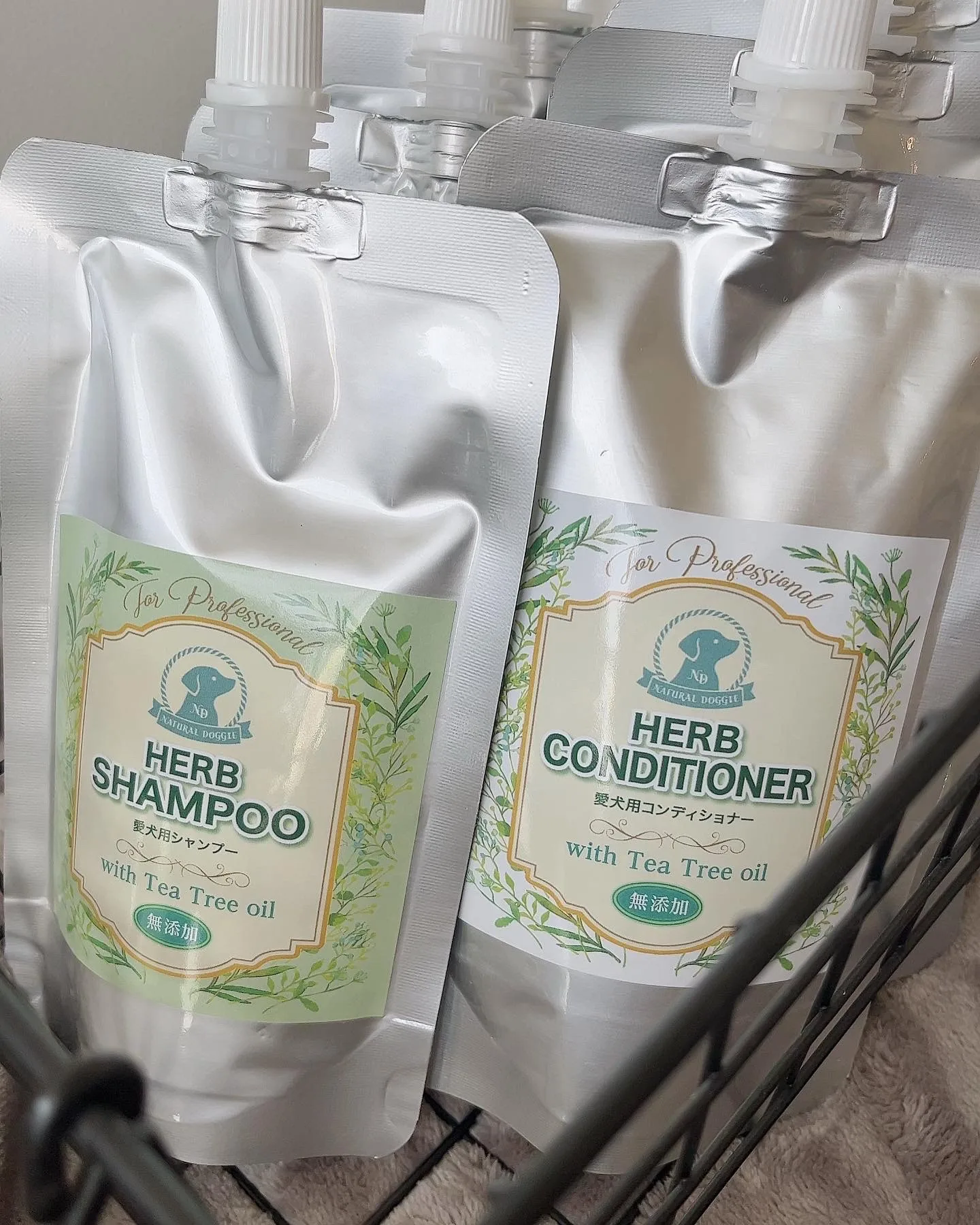 NATURAL DOGGIE dog shampoo premium herb SHAMPOO&CONDITIONER for dogs