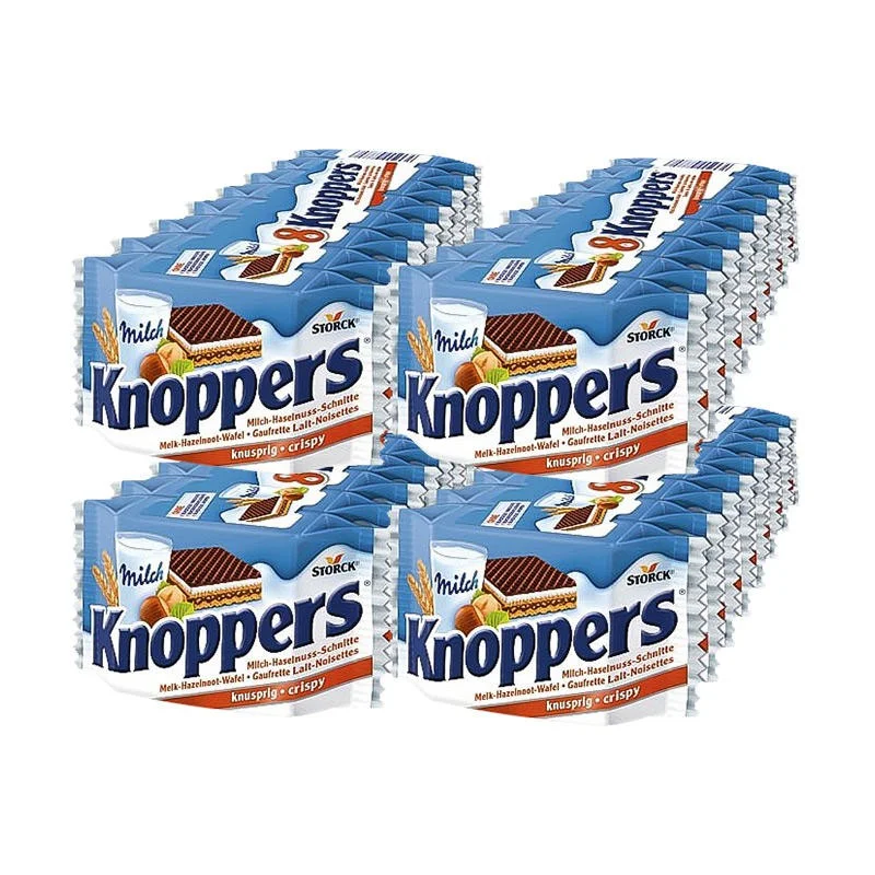 Высший сорт немецкого происхождения KNOPPERS шоколадное печенье 24X1ER 25 г Все размеры для