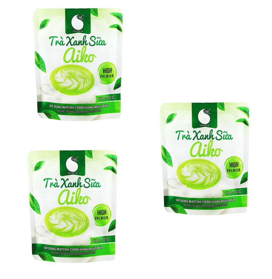M3IN1 Pack Of 50g Best Green Tea Weight 0.005 kg Shelf Life 24 months Matcha flavour