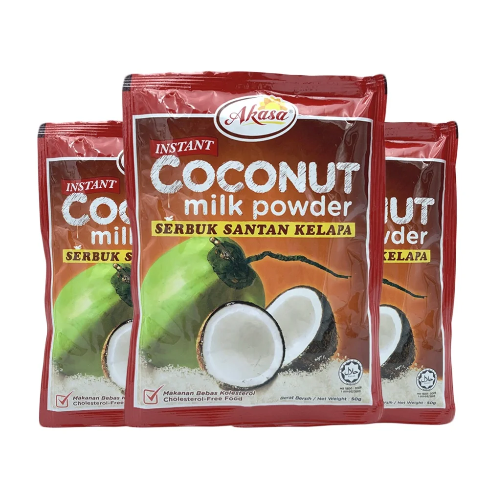 High Quality Akasa Instant Coconut Milk Powder (Santan) Free Flowing No Caking HALAL KOSHER