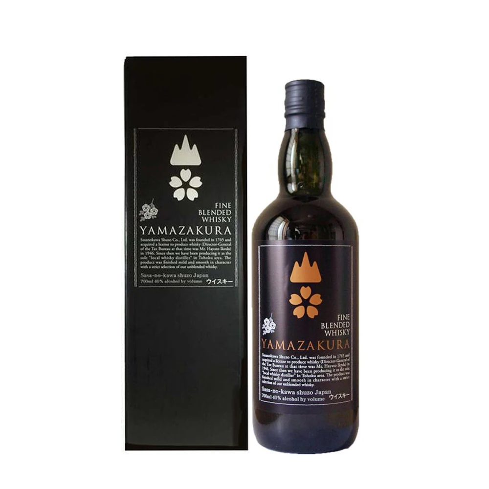 High Quality 700ml Gift Premium Distilled Blended Malt Yamazakura Black Label deluxe blended whisky Origin From Japan