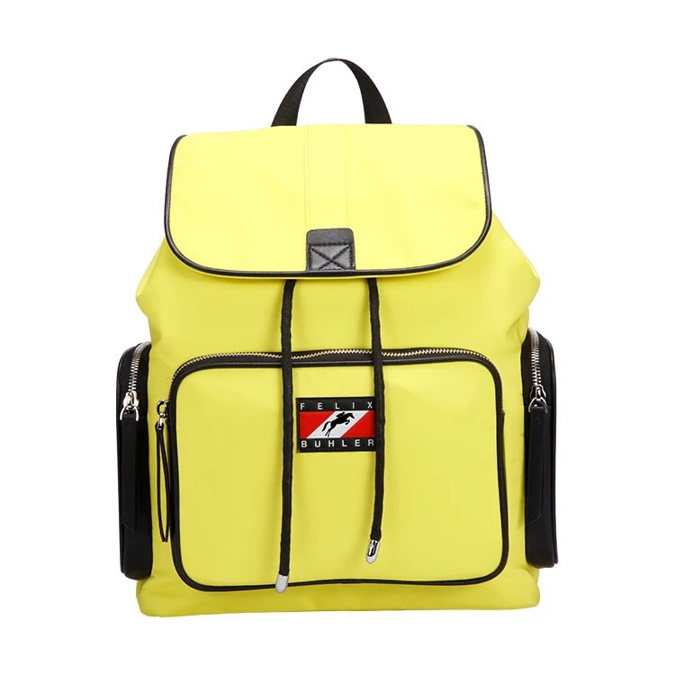New unisex  casual backpack fashion luxury nylon leather backpack