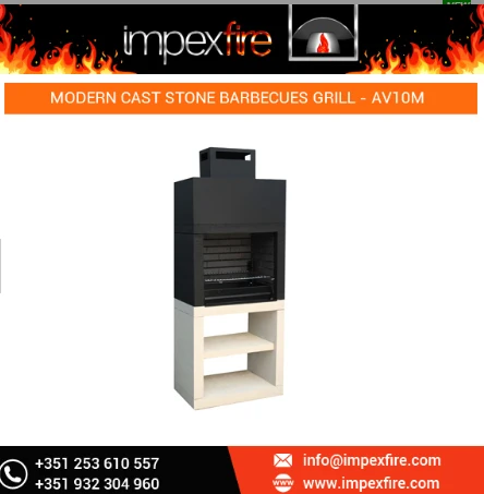 High Pressure Protection Easy to Use Wood Fired BBQ Grill Oven from Top Listed Portugal Origin Seller