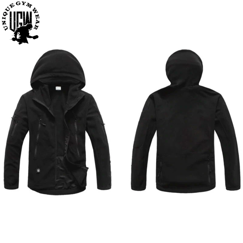 New Outdoor Fleece Jacket Tactical Man Thermal Polar Hooded Outerwear Coat Clothes Jacket