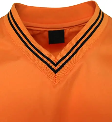 WindShirt V Neck sports Jacket Athletic Pullover Windbreaker Anorak Wind Rain Jacket Mesh Lining Quick Dry Breathable