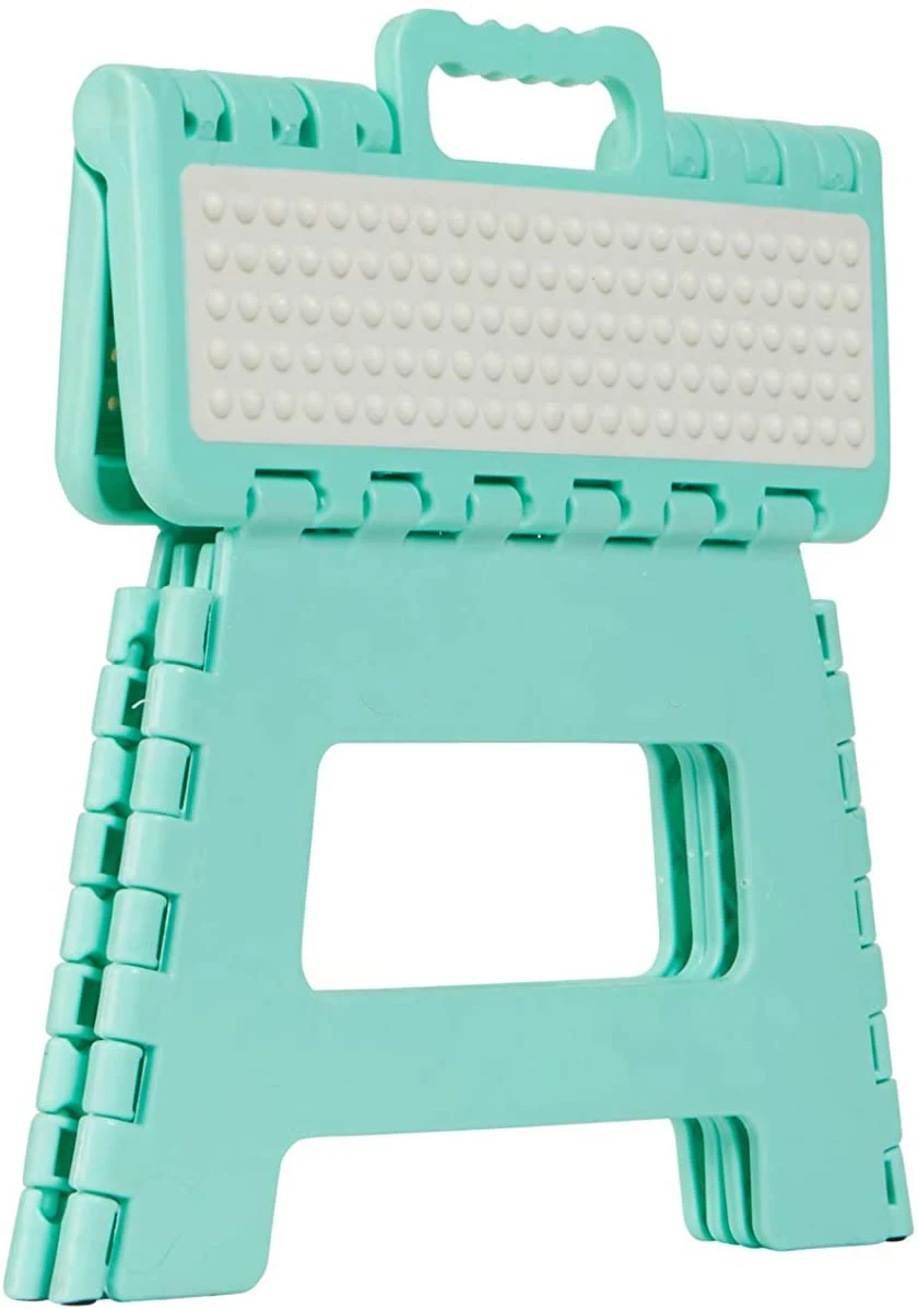 Premium Heavy Duty 8 inch Folding Step Stool for Kids and Adults, Kitchen Garden Bathroom Stepping Stool