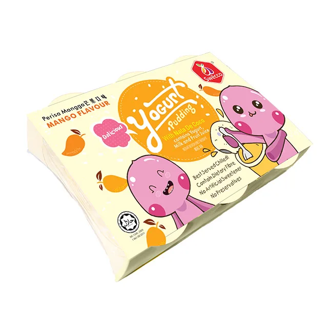 Ready To Serve Instant Pudding Fruit Cup Halal Jello Mango Flavored Wonderfully Delicate Taste Creamy & Refreshing