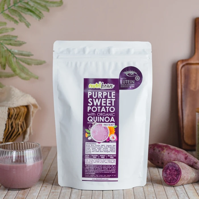 High Quality NutriBran Purple Sweet Potato with Organic Quinoa Wholegrain Drink Instant Powder