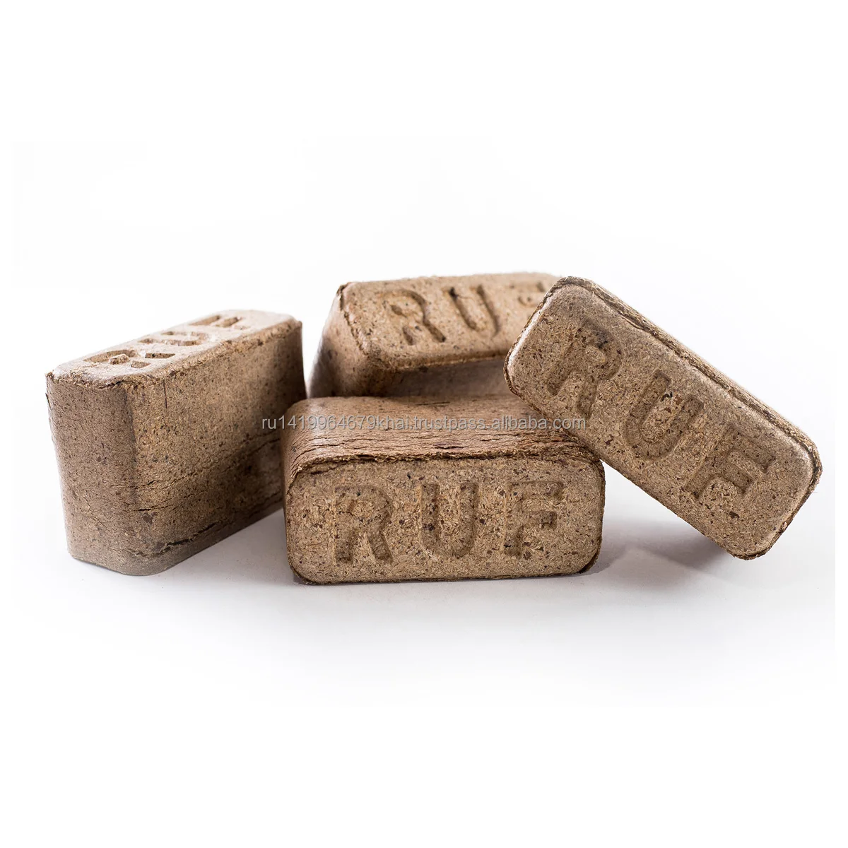Good quality birch RUF sawdust fuel briquettes, wood products