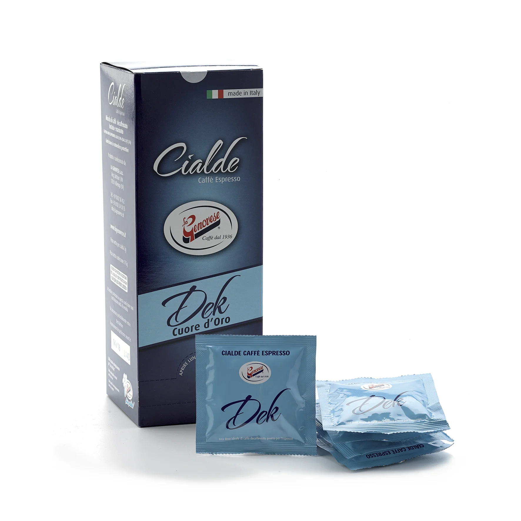 
Made in Italy high quality 25 decaffeinated coffee pod 