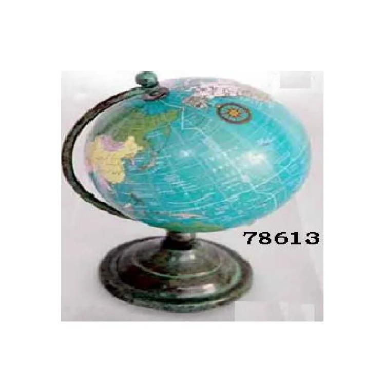Aluminum Educational Globe World Globe with Black Finish Decorative For Office Home & Gift Item