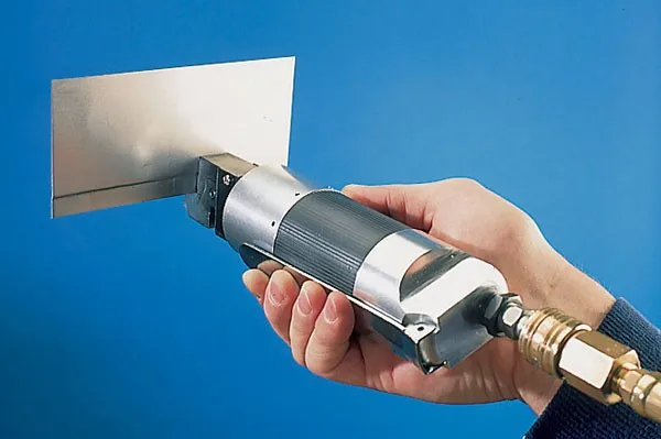 TY94512 Pneumatic Puncher & Flanger 2 in 1 air tool.  pre-welding bend to achieve solid, full-penetration MIG or TIG butt welds