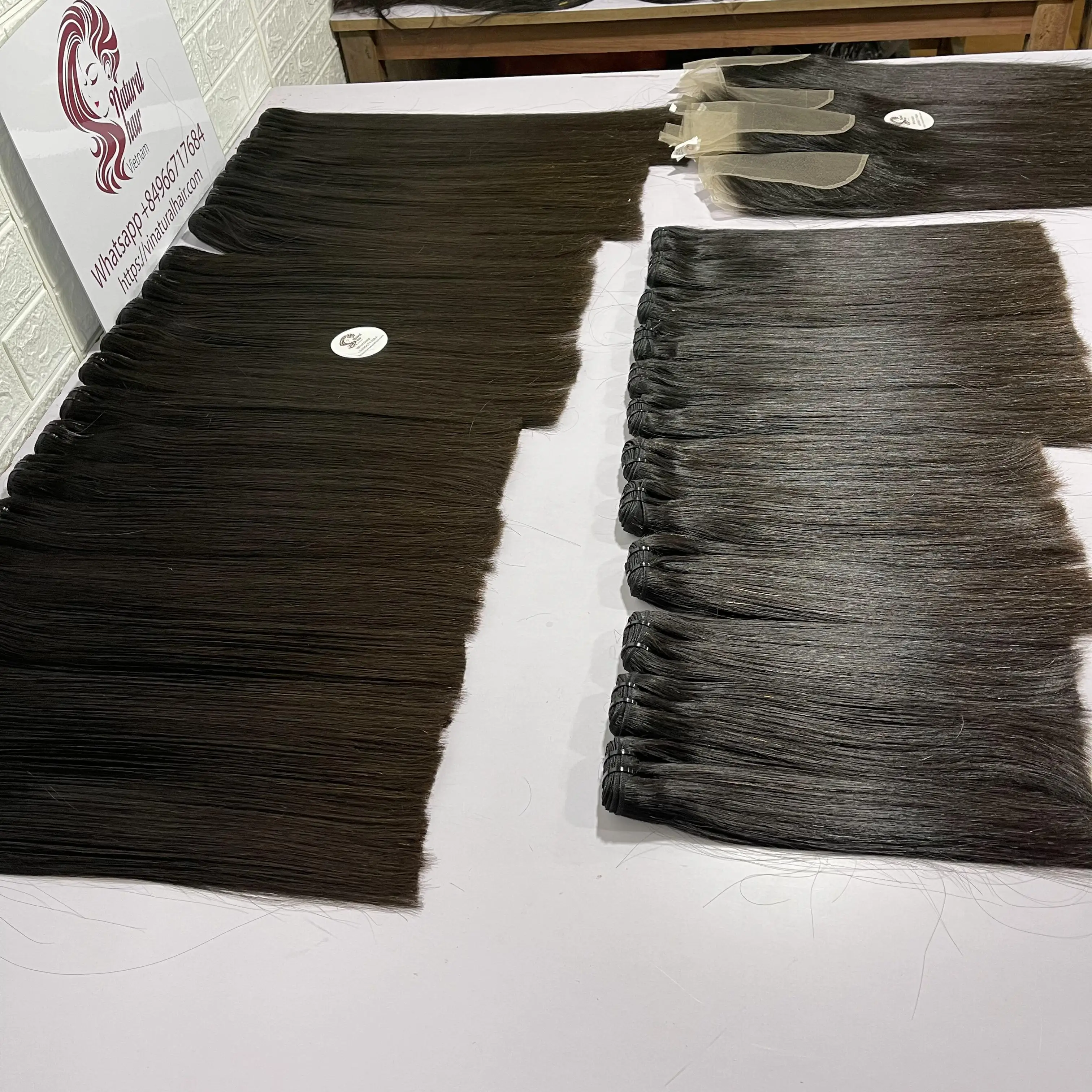 Лучшая цена человеческие волосы для наращивания пучок вьетнамская натуральная черная цветная фабрика из Вьетнама