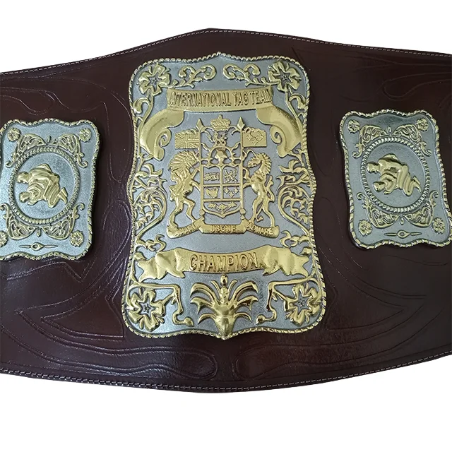 Custom  Manufacturer Stampede Wrestling International Tag Team Championship Belt
