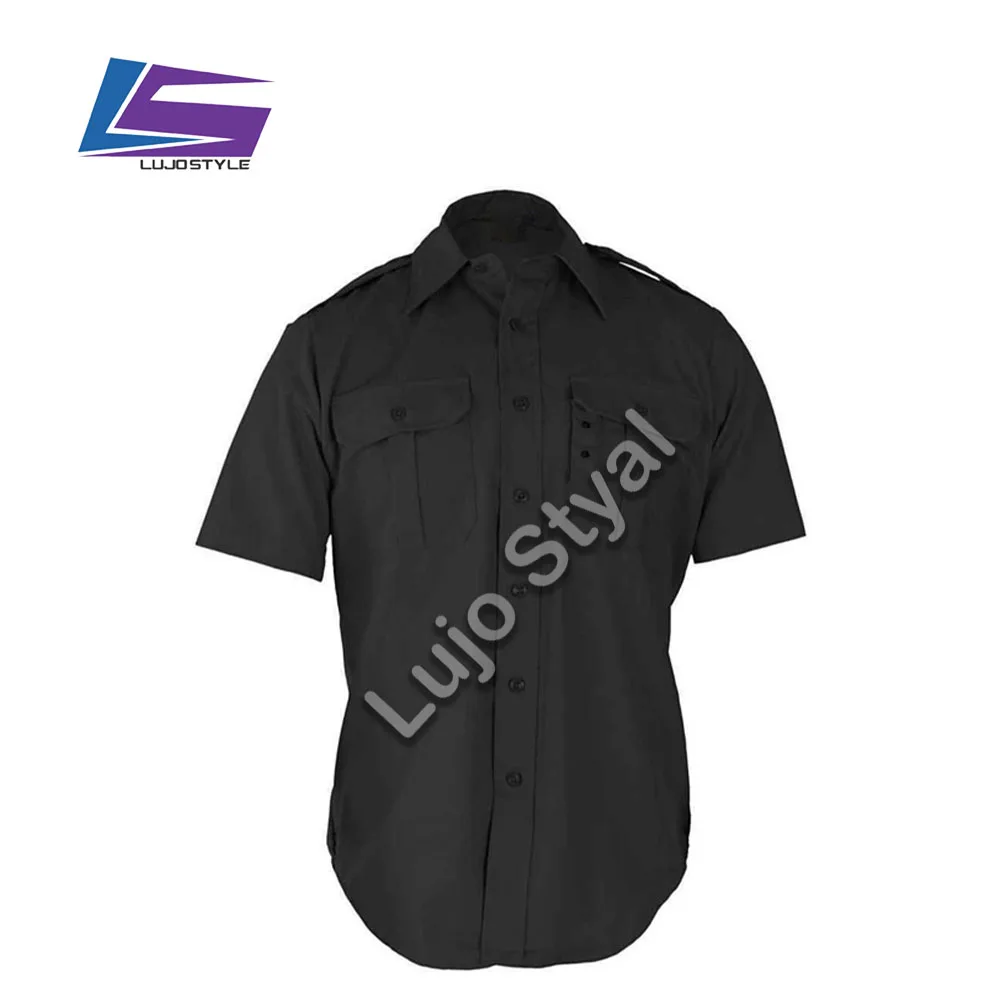 Custom construction work wear security company uniforms reflective safety unisex short sleeve polo shirt