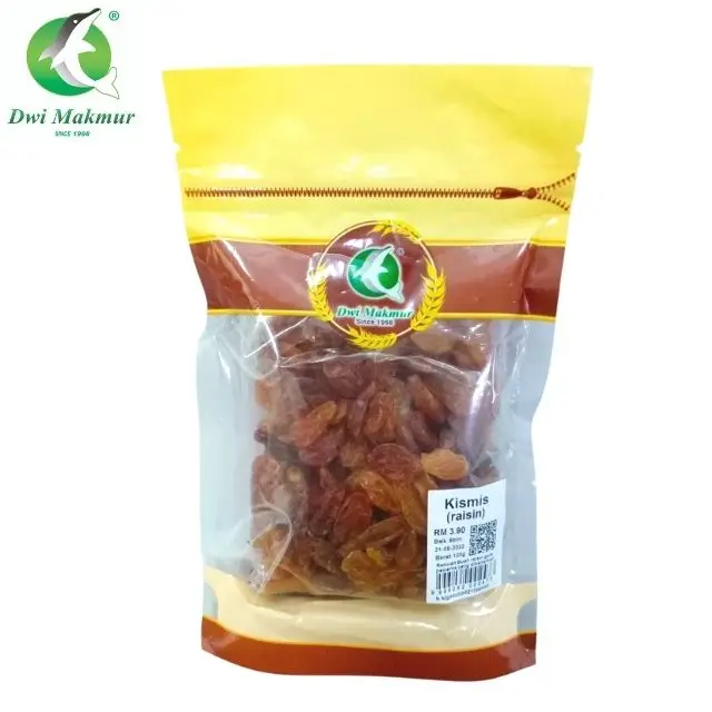 High Quality at cheap price 10x100g yellow raisin golden dried grapes for baking bread biscuit with benefits raisin from India
